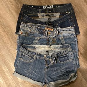 Lot of Jean Shorts - Different Brands